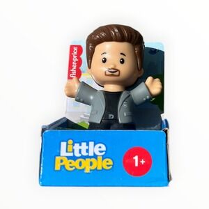 Fisher-Price Little People Man in Grey Blazer Figure Toy HXC04 JBD47 NEW